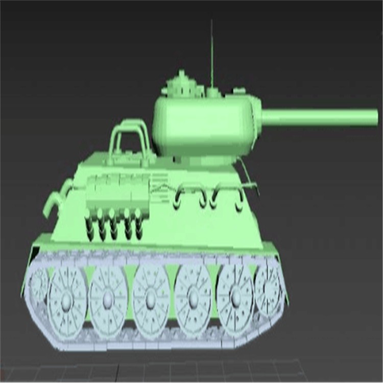 红河充气军用坦克模型